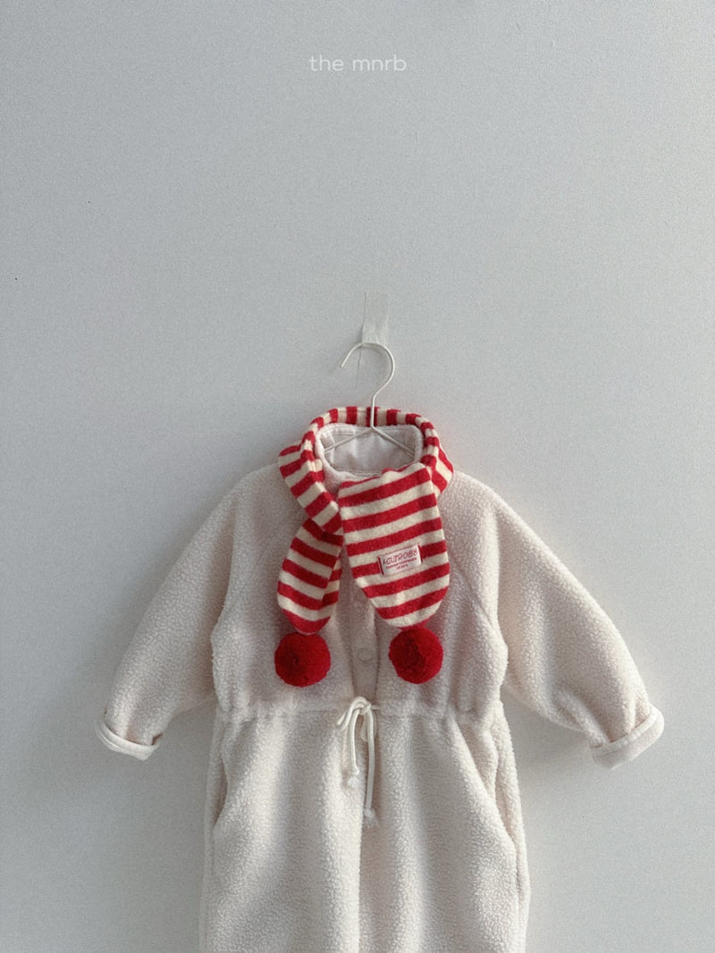 Mini Robe - Korean Baby Fashion - #babyoutfit - Pom Pom Muffler - 12