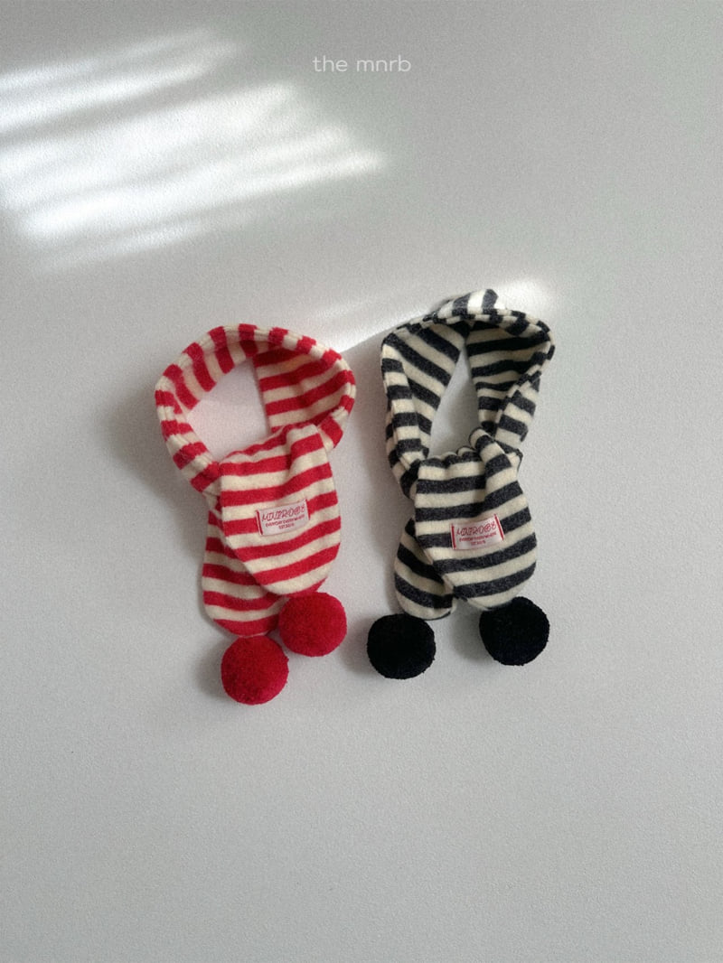 Mini Robe - Korean Baby Fashion - #smilingbaby - Pom Pom Muffler
