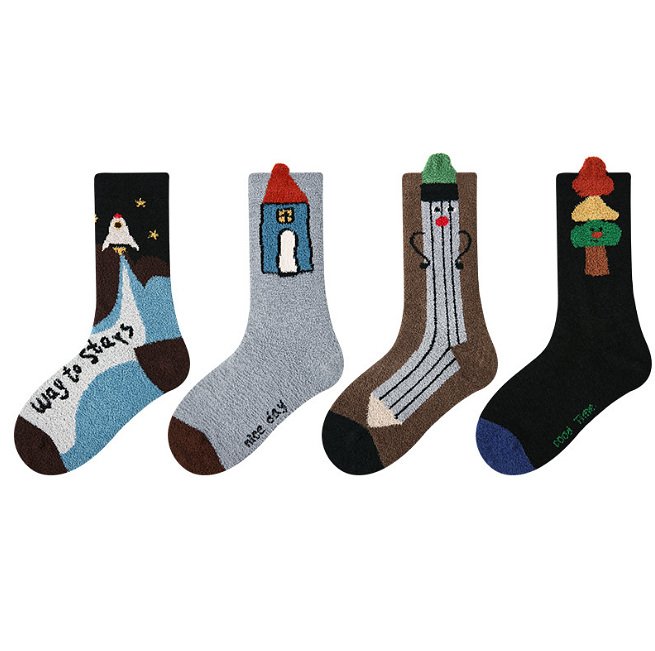 Miso - Korean Children Fashion - #Kfashion4kids - My Home Socks Set