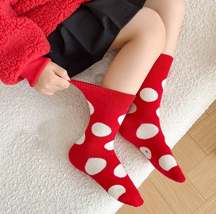 Miso - Korean Children Fashion - #Kfashion4kids - Red Socks Set - 11