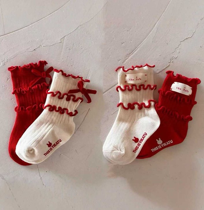 Miso - Korean Children Fashion - #childofig - Tutu Socks Set - 2