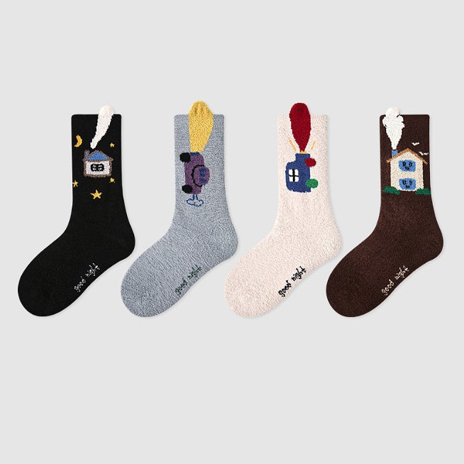Miso - Korean Children Fashion - #designkidswear - My Home Socks Set - 9