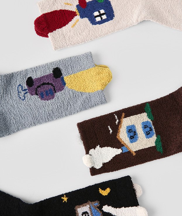 Miso - Korean Children Fashion - #discoveringself - My Home Socks Set - 10