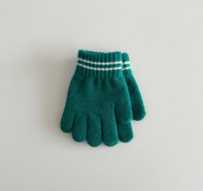 Miso - Korean Children Fashion - #fashionkids - Two-Line Finger Gloves - 5