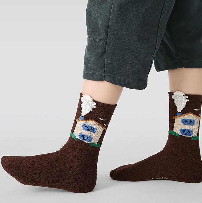 Miso - Korean Children Fashion - #kidsshorts - My Home Socks Set - 12