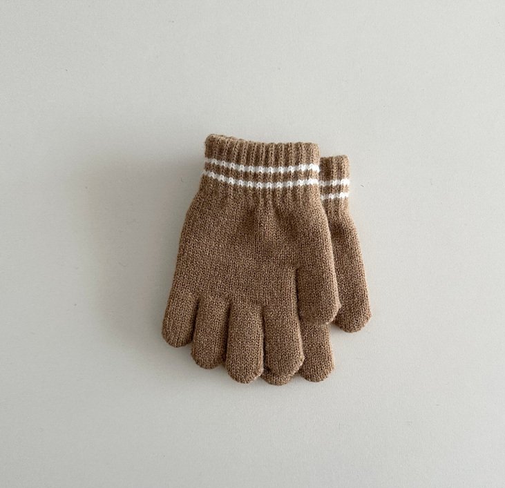 Miso - Korean Children Fashion - #kidsshorts - Two-Line Finger Gloves - 6