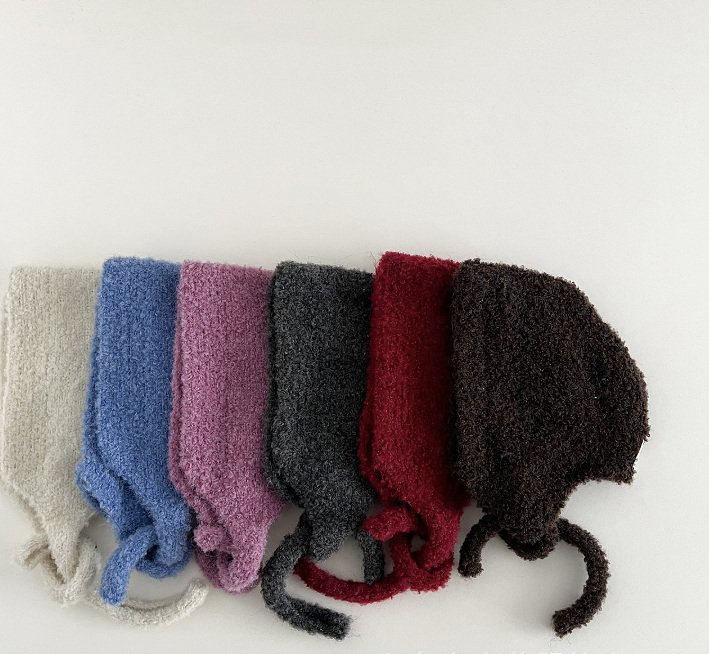 Miso - Korean Children Fashion - #kidsshorts - Marron Hooded Earflap Hat - 5