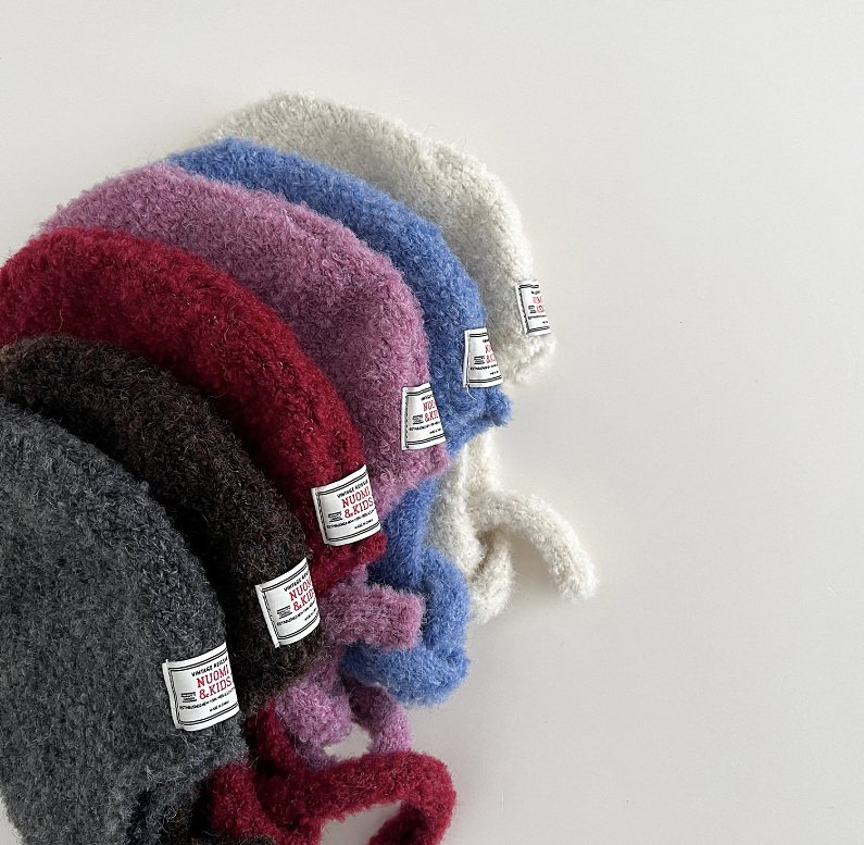 Miso - Korean Children Fashion - #kidzfashiontrend - Marron Hooded Earflap Hat - 7