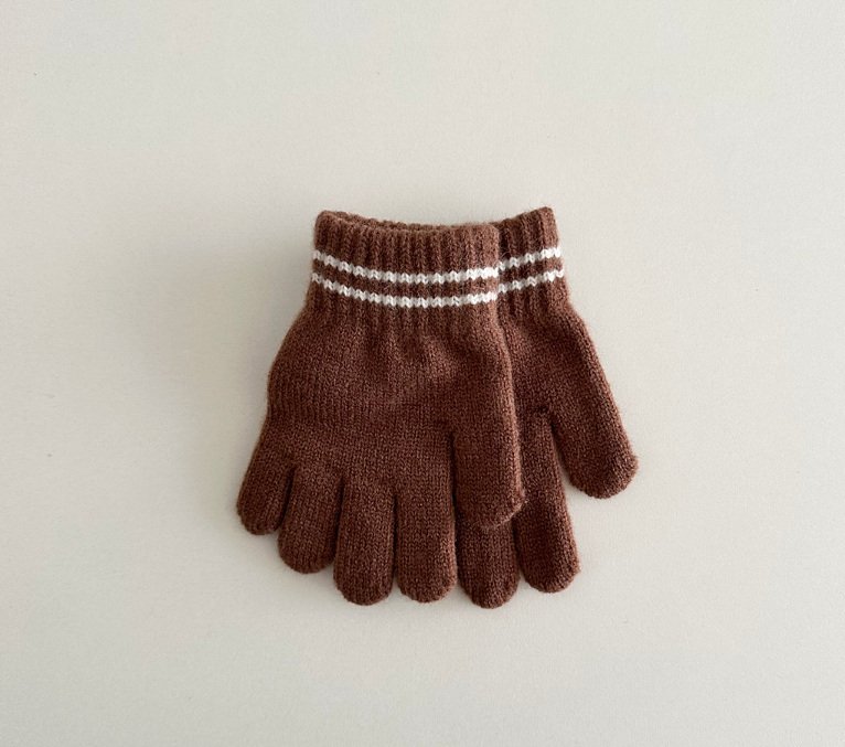 Miso - Korean Children Fashion - #magicofchildhood - Two-Line Finger Gloves - 11