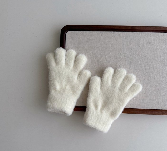 Miso - Korean Children Fashion - #magicofchildhood - Glossy Finger Gloves - 2