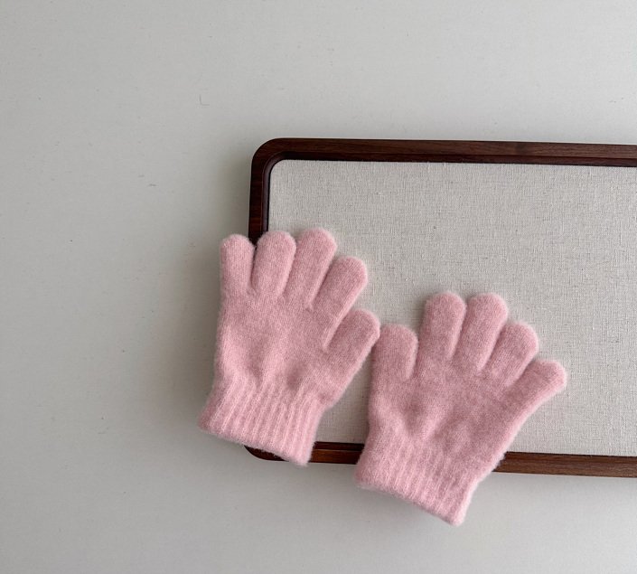 Miso - Korean Children Fashion - #minifashionista - Glossy Finger Gloves - 3