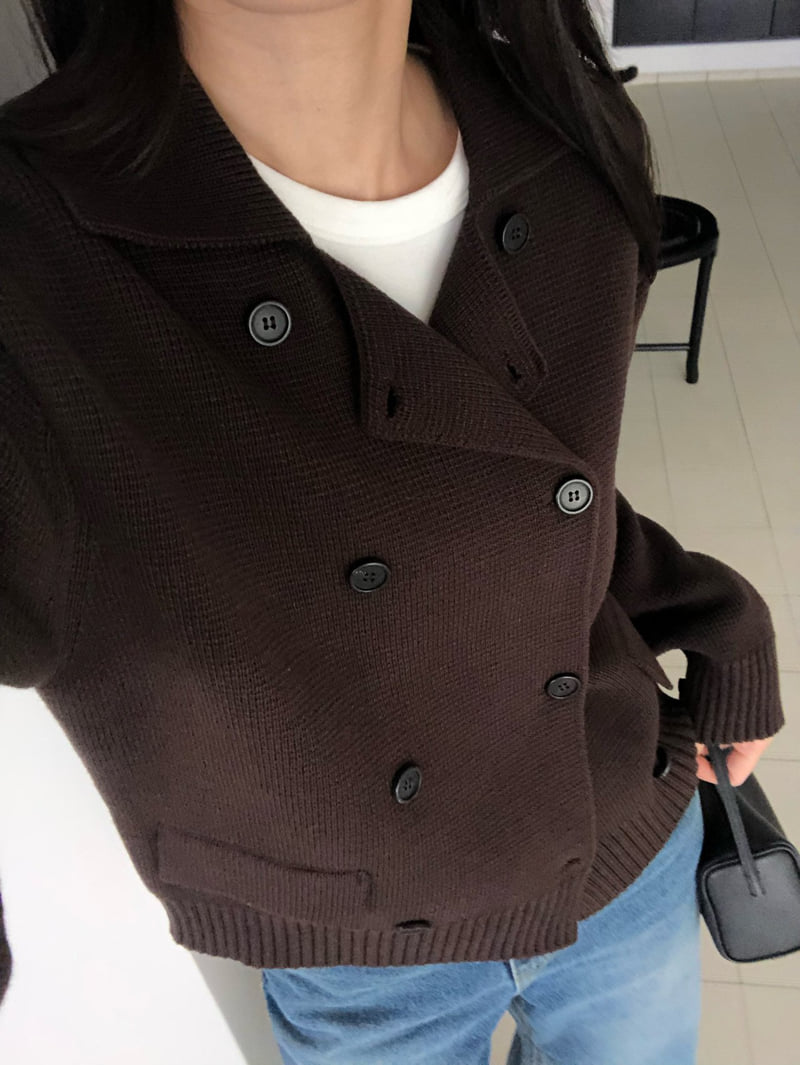 Moani - Korean Women Fashion - #momslook - Double Button Cardigan - 7
