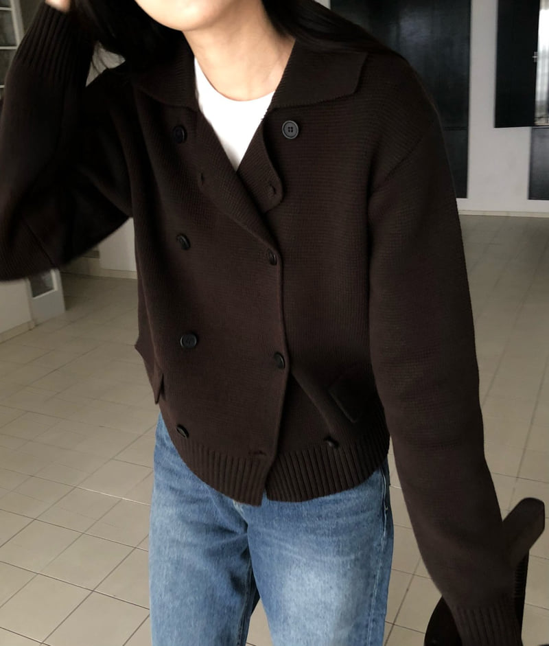 Moani - Korean Women Fashion - #momslook - Double Button Cardigan - 8