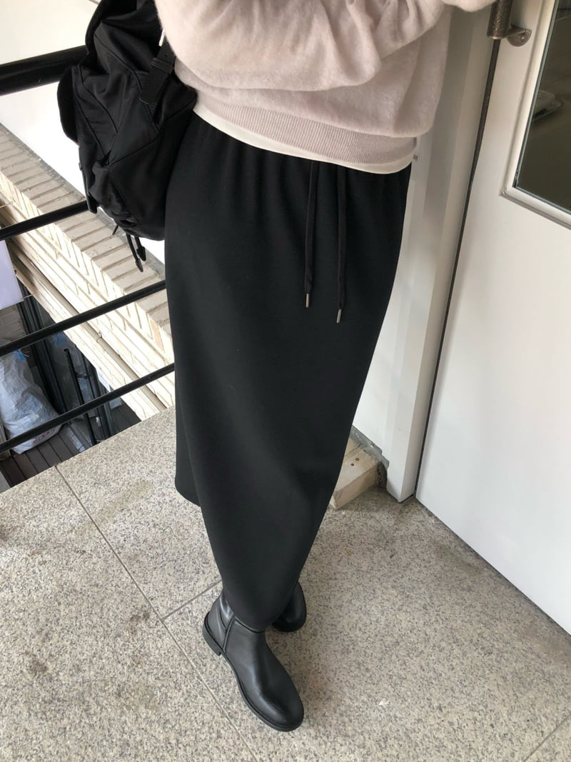 Moani - Korean Women Fashion - #vintageinspired - Winter Mink H-Line Skirt - 10