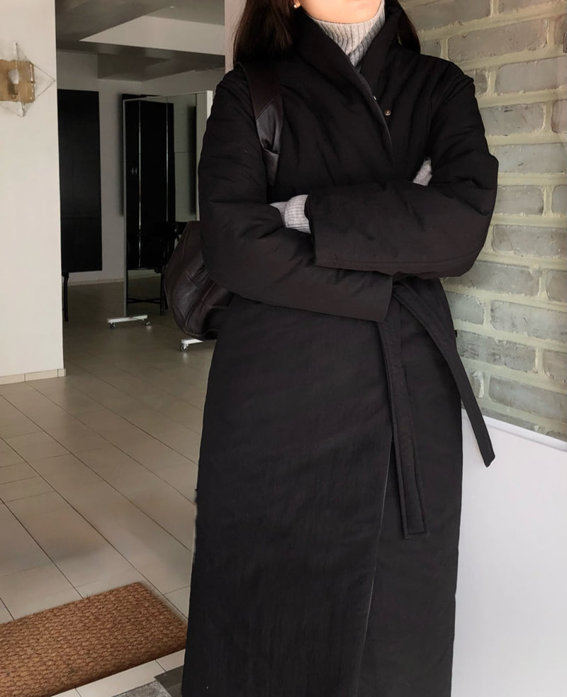 Moani - Korean Women Fashion - #womensfashion - Padded Robe Coat - 7