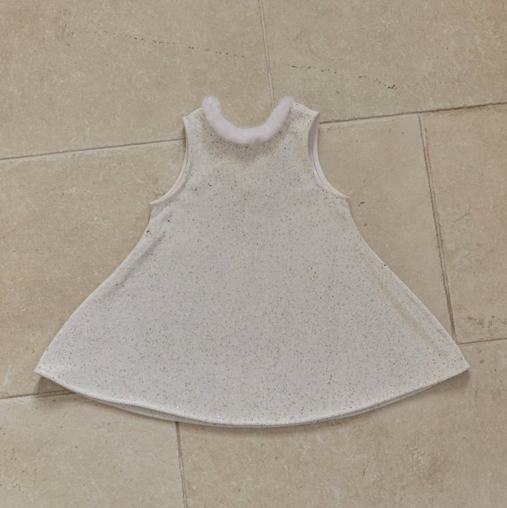 Mon Atelier - Korean Children Fashion - #childofig - Noel Velvet One-piece (Cream) - 12