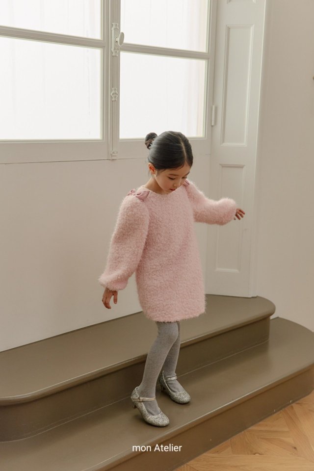 Mon Atelier - Korean Children Fashion - #childofig - Holly Ribbon One-piece - 10