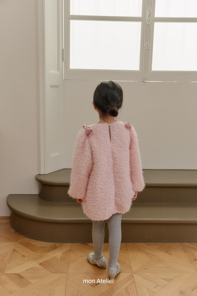 Mon Atelier - Korean Children Fashion - #childofig - Holly Ribbon One-piece - 11