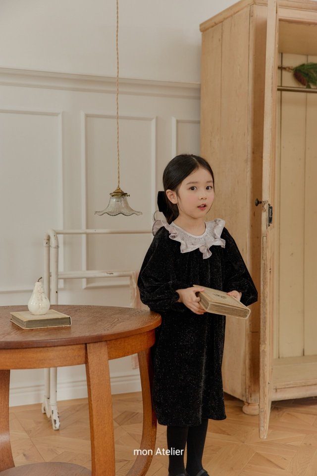 Mon Atelier - Korean Children Fashion - #childofig - Royal Frill One-piece - 9