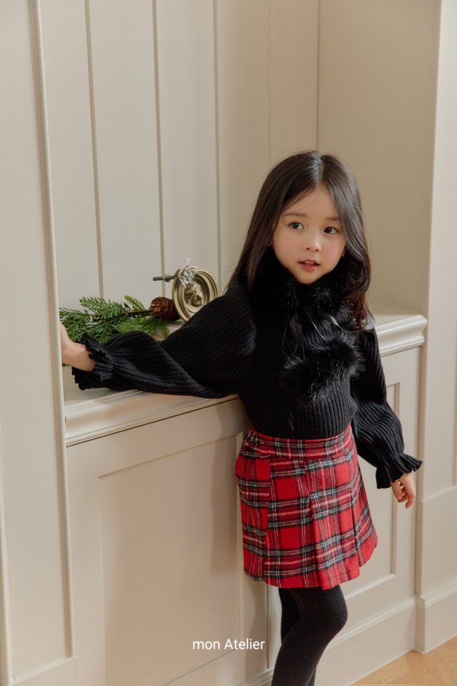 Mon Atelier - Korean Children Fashion - #childofig - Merry Check Pants - 5