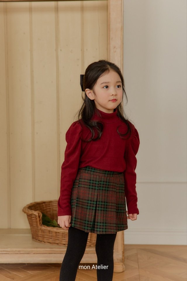 Mon Atelier - Korean Children Fashion - #fashionkids - Merry Check Pants - 10