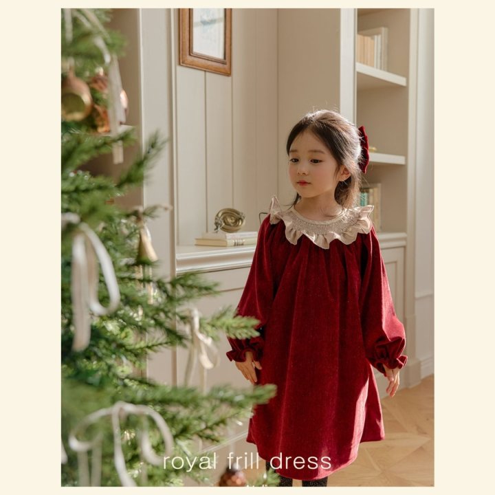 Mon Atelier - Korean Children Fashion - #kidsstore - Royal Frill One-piece - 2