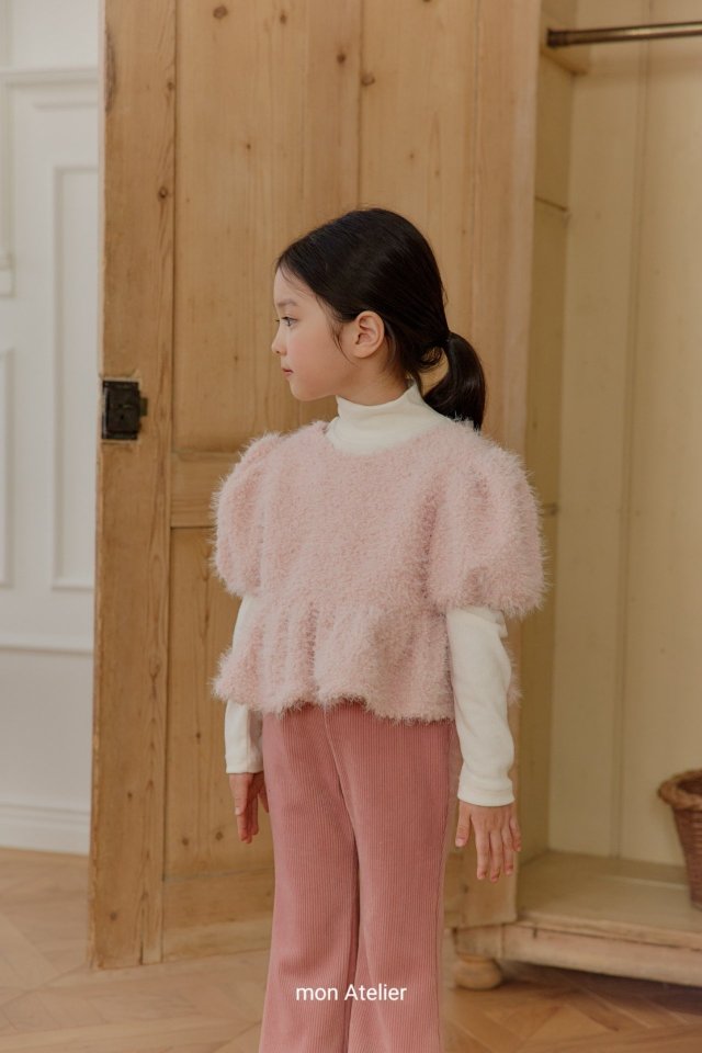 Mon Atelier - Korean Children Fashion - #littlefashionista - Snow Puff Tee - 9