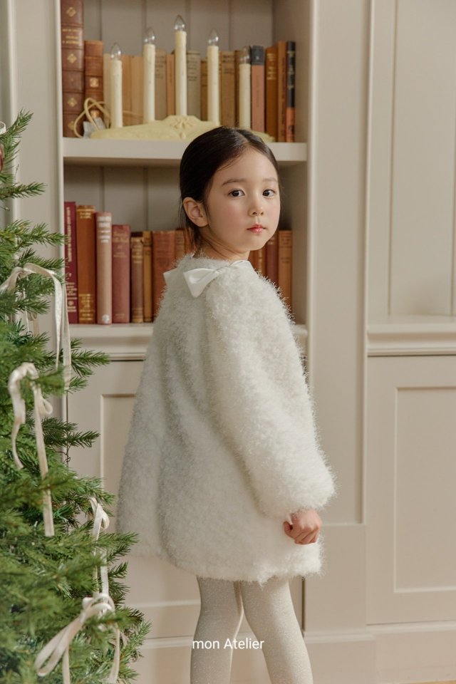 Mon Atelier - Korean Children Fashion - #littlefashionista - Holly Ribbon One-piece - 6