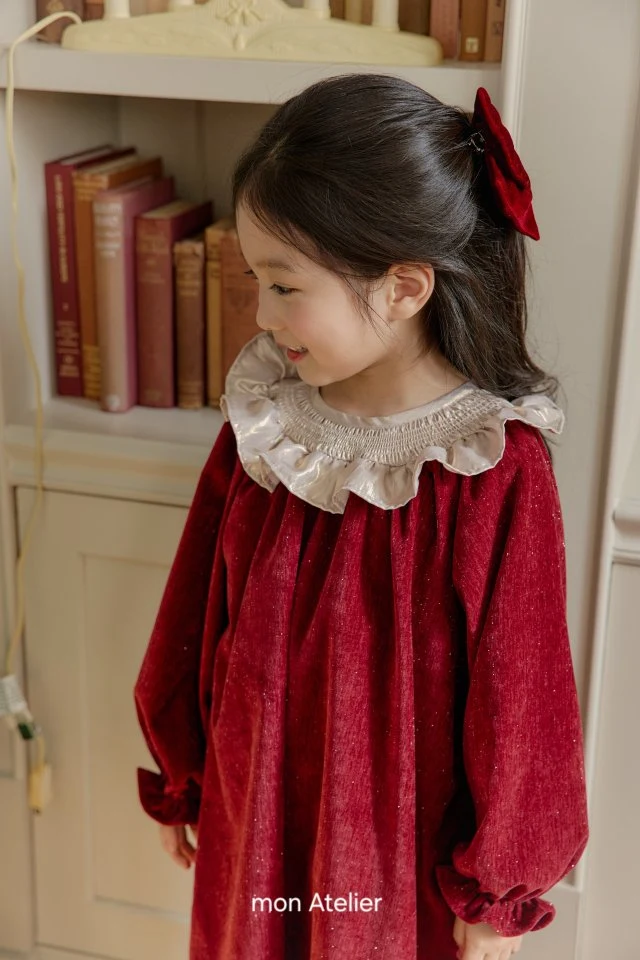 Mon Atelier - Korean Children Fashion - #littlefashionista - Royal Frill One-piece - 5