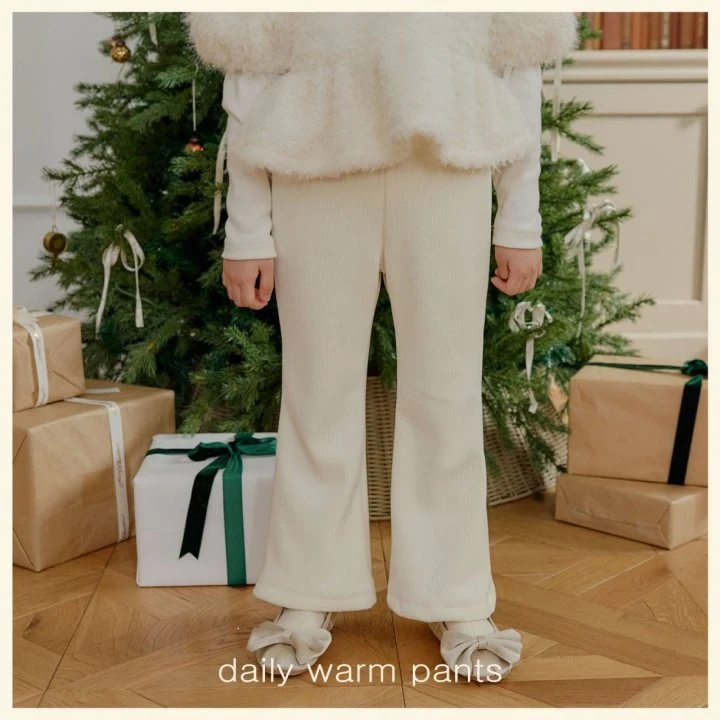 Mon Atelier - Korean Children Fashion - #littlefashionista - Daily Warm Pants - 2
