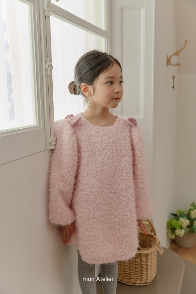 Mon Atelier - Korean Children Fashion - #magicofchildhood - Holly Ribbon One-piece - 7