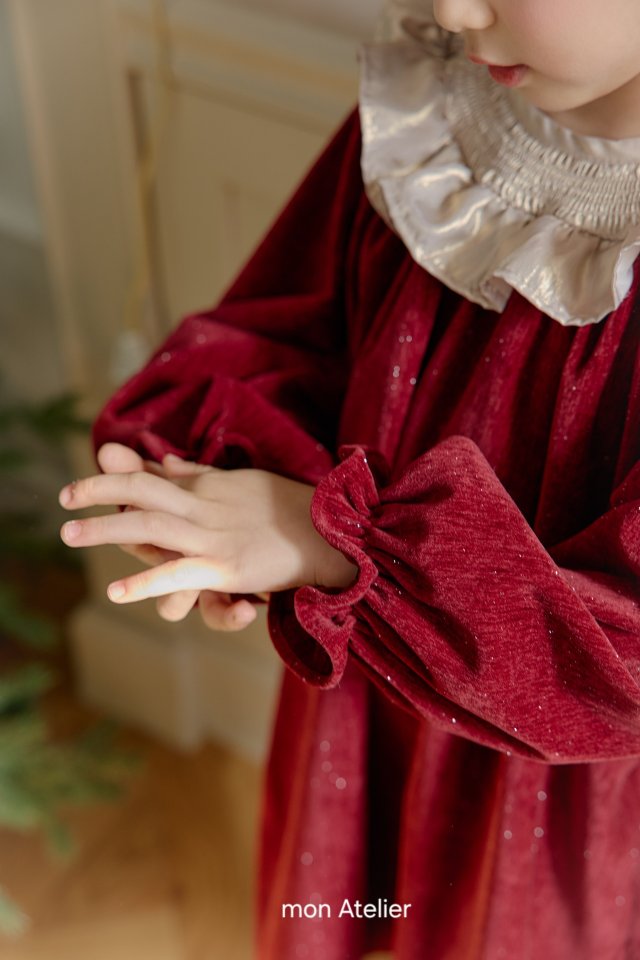 Mon Atelier - Korean Children Fashion - #minifashionista - Royal Frill One-piece - 7