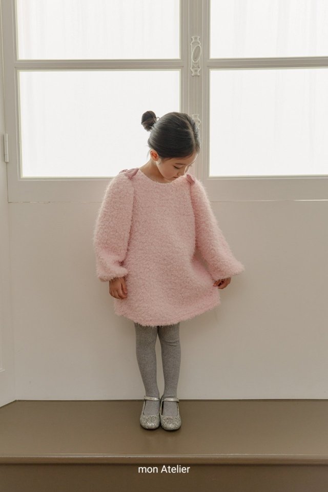 Mon Atelier - Korean Children Fashion - #prettylittlegirls - Holly Ribbon One-piece - 9