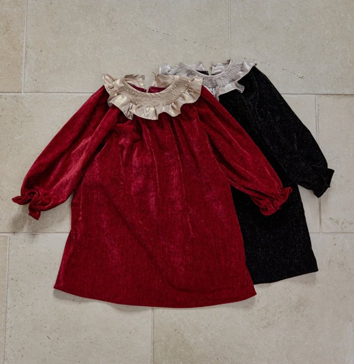 Mon Atelier - Korean Children Fashion - #prettylittlegirls - Royal Frill One-piece - 8