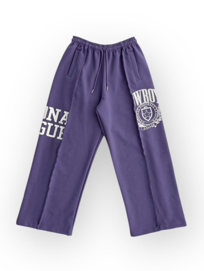 Moran Women - Korean Women Fashion - #momslook - Football Wide Pants - 9