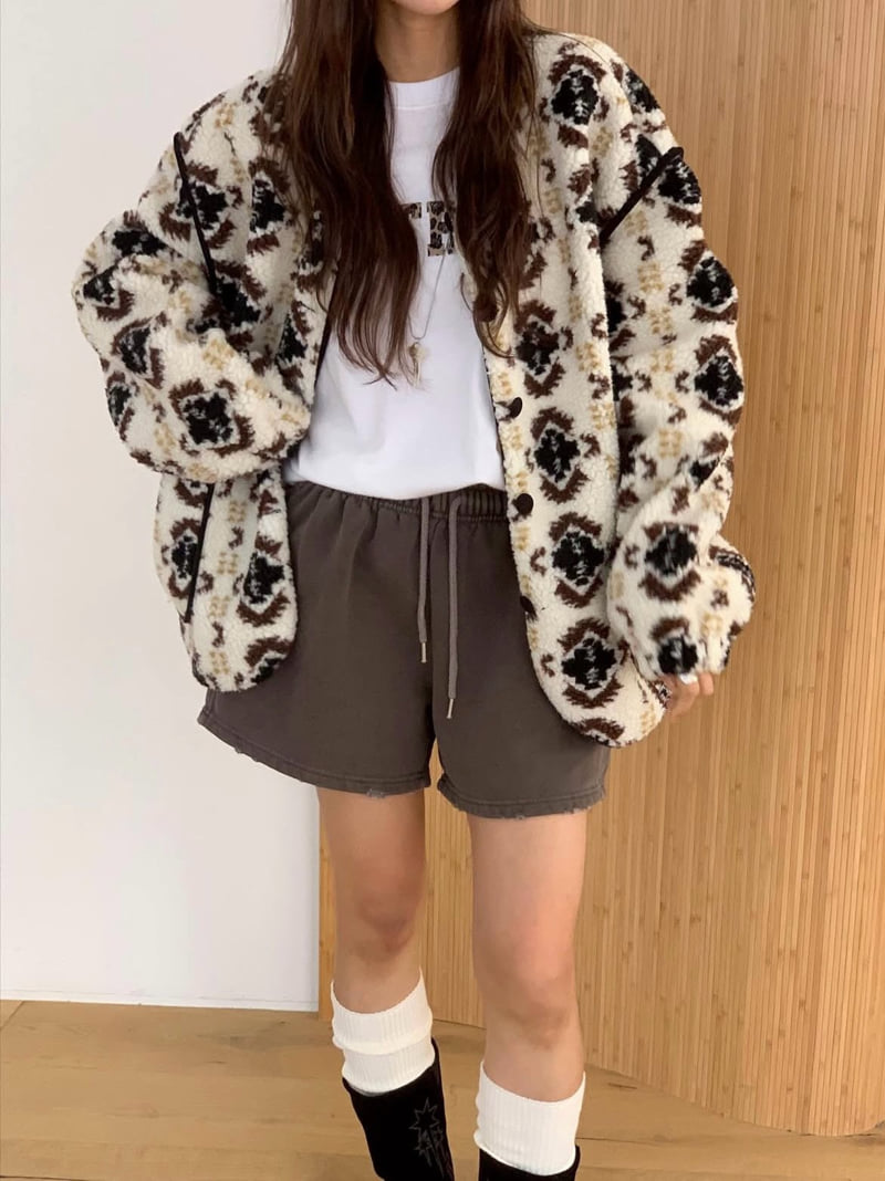 Moran Women - Korean Women Fashion - #pursuepretty - Camper Fleece Jacket - 2