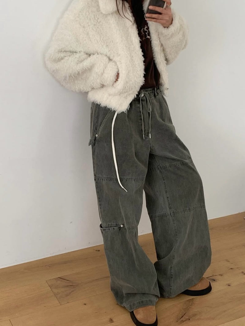 Moran Women - Korean Women Fashion - #restrostyle - Work Dye Pants