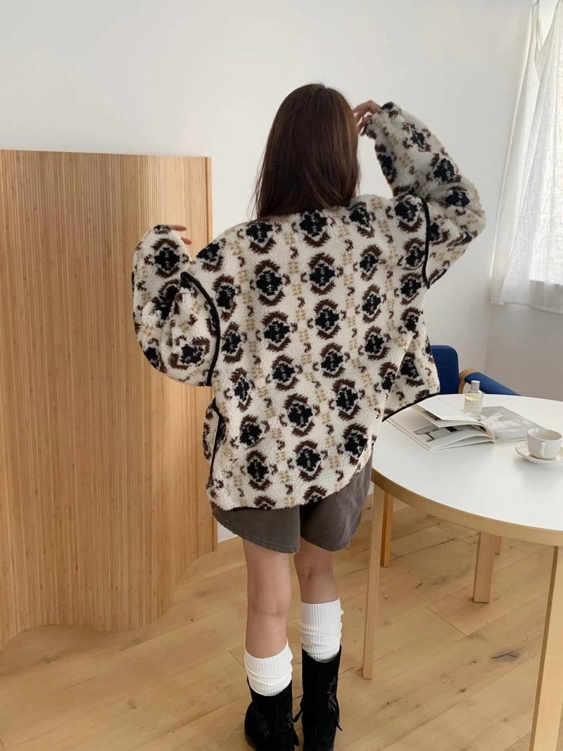 Moran Women - Korean Women Fashion - #womensfashion - Camper Fleece Jacket - 9