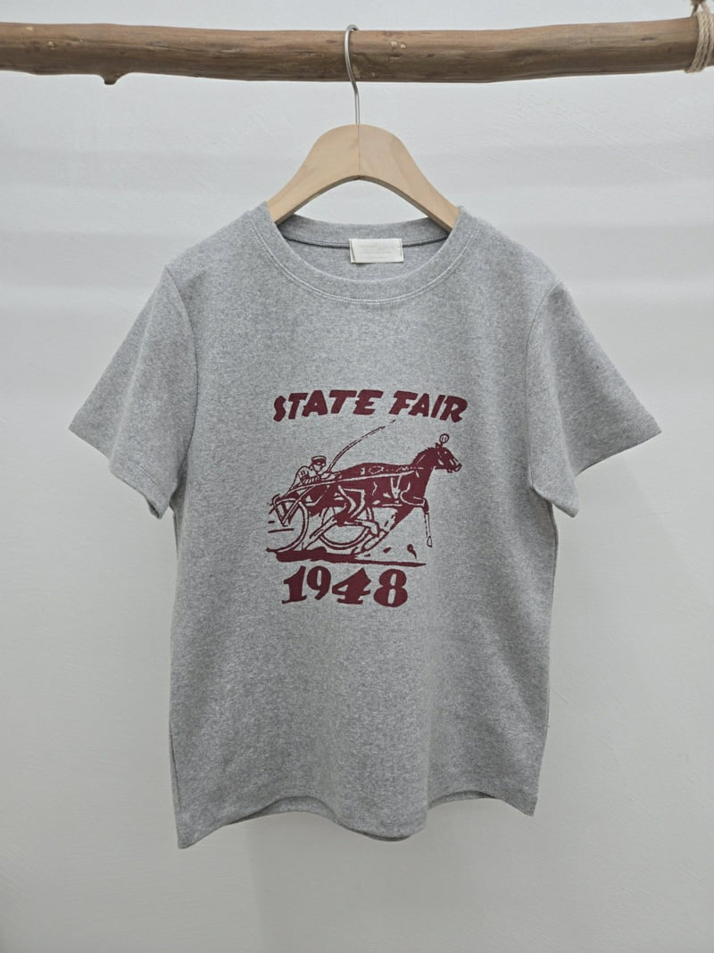 Most - Korean Women Fashion - #momslook - Horse Short Sleeve Tee - 3