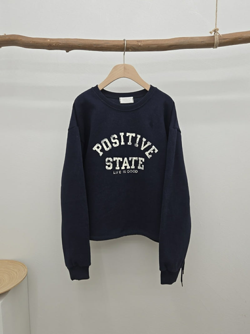 Most - Korean Women Fashion - #momslook - Positive Sweatshirt - 2