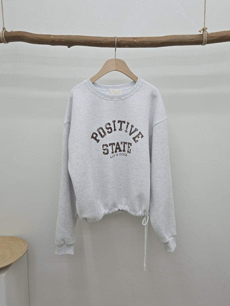 Most - Korean Women Fashion - #womensfashion - Positive Sweatshirt - 4