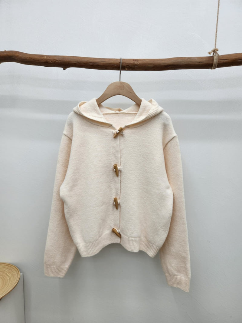 Most - Korean Women Fashion - #momslook - Toggle Hoodie Knit - 4