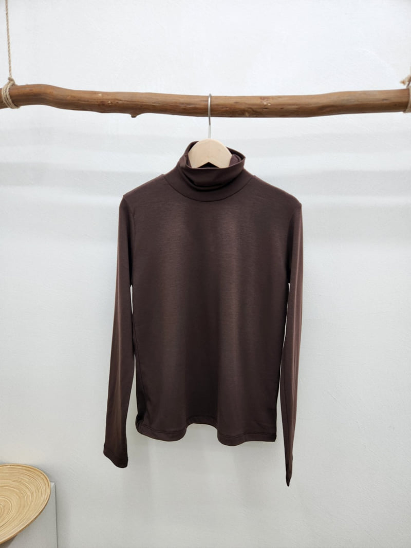 Most - Korean Women Fashion - #womensfashion - Warm Turtleneck Tee - 3
