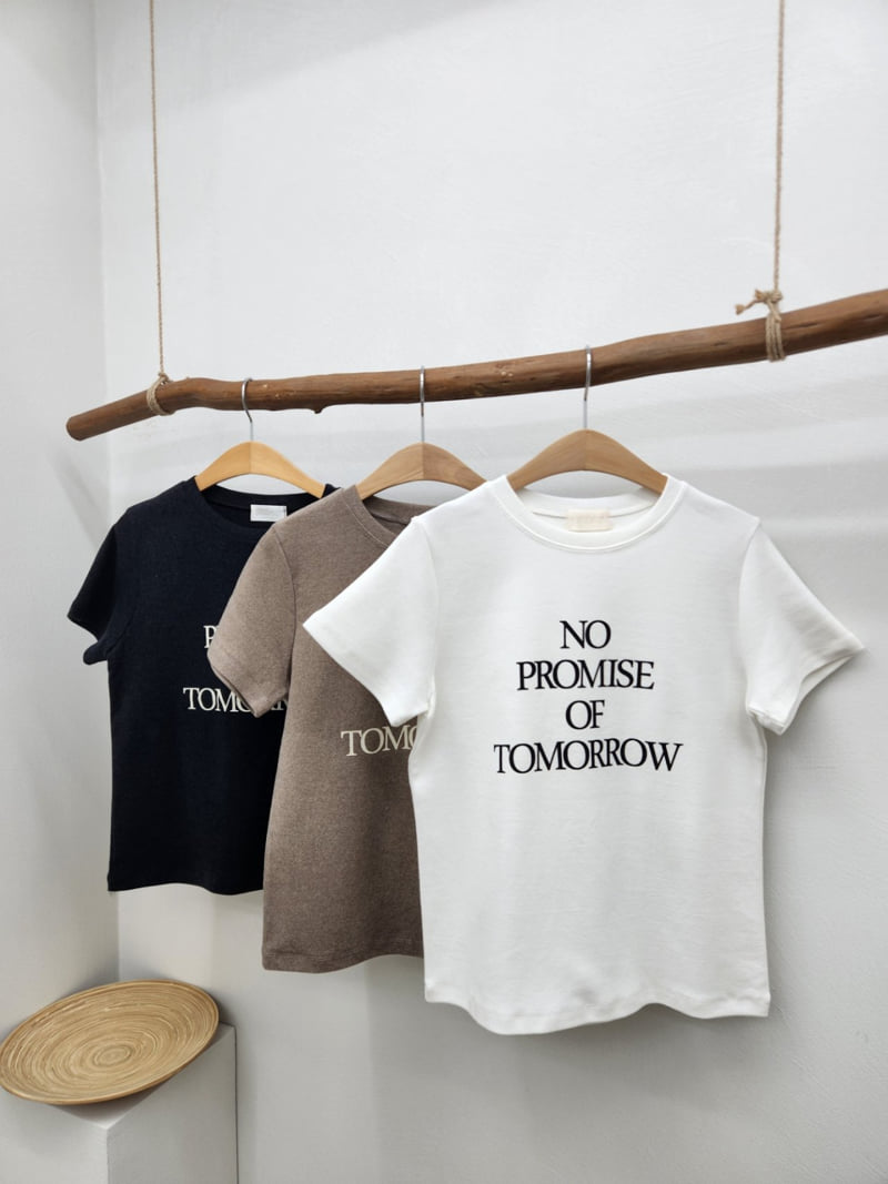 Most - Korean Women Fashion - #womensfashion - Promise Short Sleeve Tee