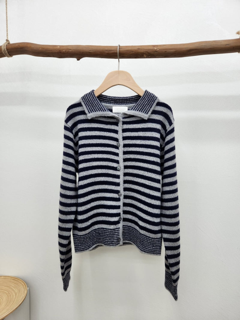 Most - Korean Women Fashion - #momslook - Pop Collar Cardigan - 4