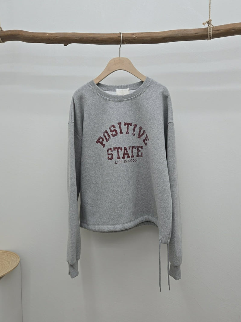 Most - Korean Women Fashion - #womensfashion - Positive Sweatshirt - 3