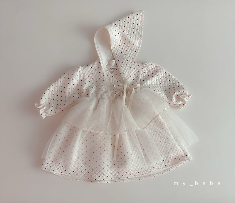 My Bebe - Korean Baby Fashion - #babyboutique - Quilted Bonnet - 5