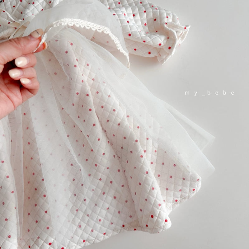 My Bebe - Korean Baby Fashion - #babyclothing - Quilted Hanbok One-piece - 9
