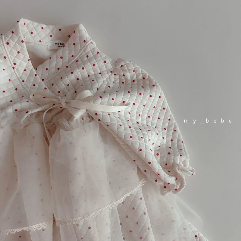 My Bebe - Korean Baby Fashion - #babygirlfashion - Quilted Hanbok One-piece - 12