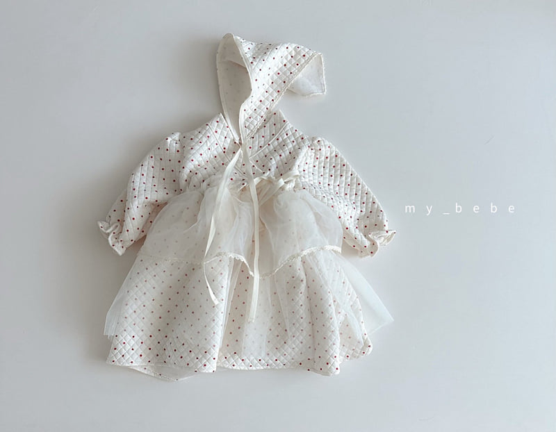 My Bebe - Korean Baby Fashion - #babywear - Quilted Hanbok One-piece - 4